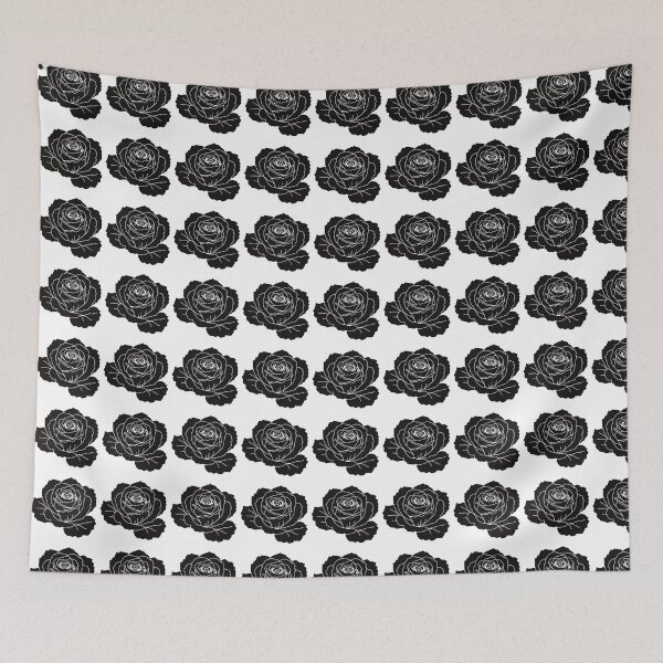 Item preview, Rose PNG work, drawing, illustration, black designed and sold by Nuynuyshop.