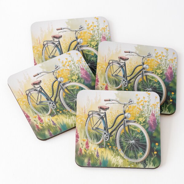 Item preview, Bike ride,watercolor. designed and sold by elegantpaterns.