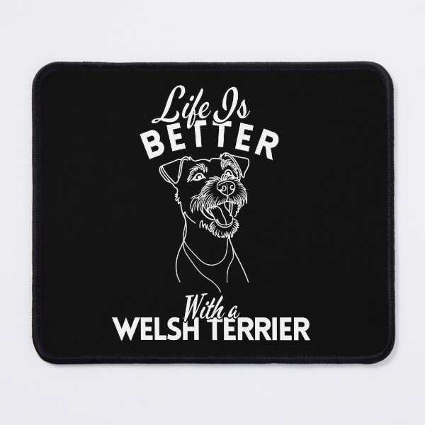 Item preview, Life Is Better With a Welsh Terrier – Minimalist Cheerful and Fearless Terrier Design designed and sold by GoodyPaws.