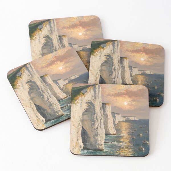 Item preview, Cliffs of Étretat: Coastal French Landscape Sunset | Normandy  designed and sold by CARRAANN.