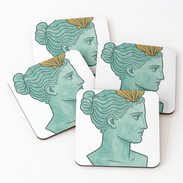 Item preview, Aphrodite Shell Bust – Greek Goddess Aesthetic with Coastal Glow designed and sold by weirdfishes123.