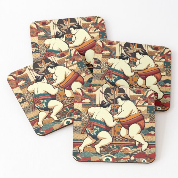 Item preview, Sumo Spirit – Traditional Japanese Sumo Match Design designed and sold by ashokreddy343.