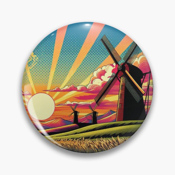 Item preview, pop art style Windmill  designed and sold by Dogandesighn.