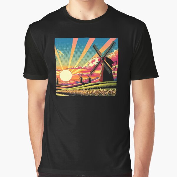 Item preview, pop art style Windmill  designed and sold by Dogandesighn.