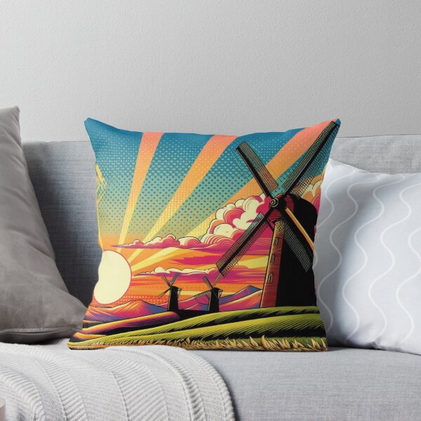 Item preview, pop art style Windmill  designed and sold by Dogandesighn.