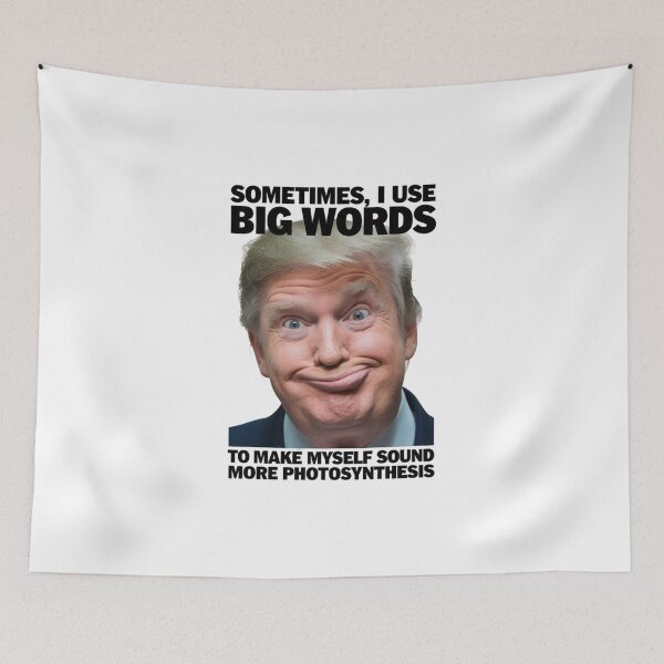 Item preview, Goofy Trump, Donald Trump, dumb, funnyfits70, Humor, Funny, retro, vintage, funny quotes, animal humor, designed and sold by FunnyFits70.