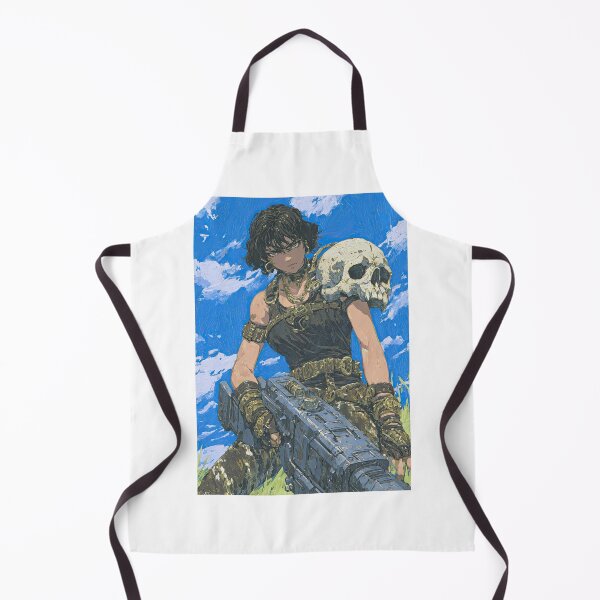 Item preview, Cyberpunk Huntress Barbarian Fierce Female Sci-Fi Art Design designed and sold by Piotrek0001.