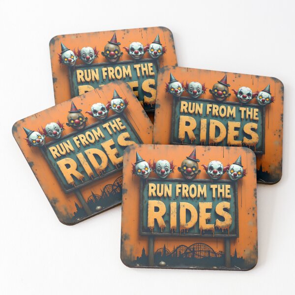 Item preview, Run From The Rides Creepy Carnival designed and sold by ShadowAndSlate.