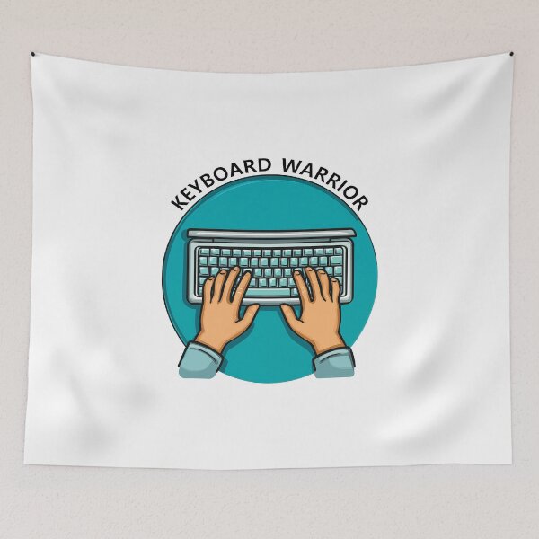 Item preview, Keyboard Warrior Work Humor designed and sold by FWLKIT.