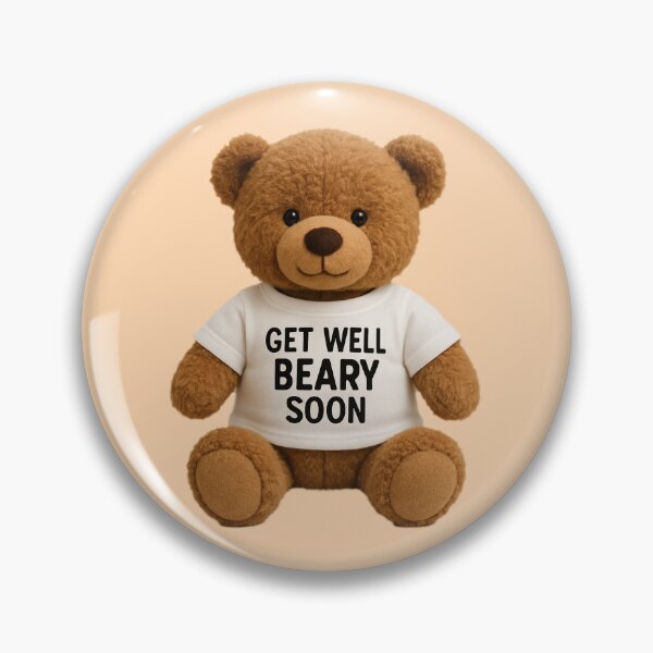 Item preview, Get Well Beary (Very) Soon Teddy Bear designed and sold by Poptsy-Ez.