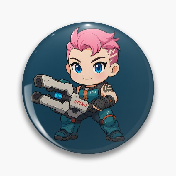 Item preview, Zarya Overwatch Chibi designed and sold by MoranaRed.