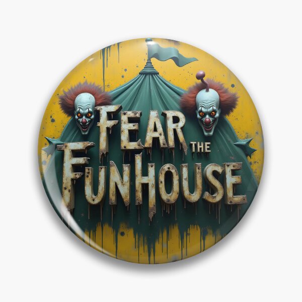 Item preview, Fear The Funhouse Spooky Clowns designed and sold by ShadowAndSlate.