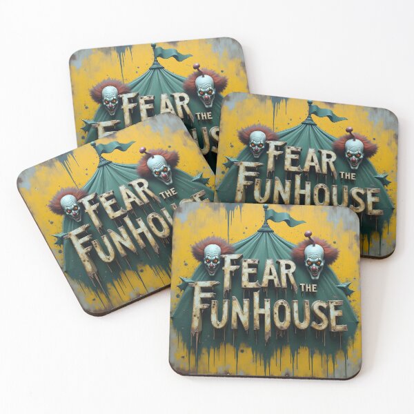 Item preview, Fear The Funhouse Spooky Clowns designed and sold by ShadowAndSlate.