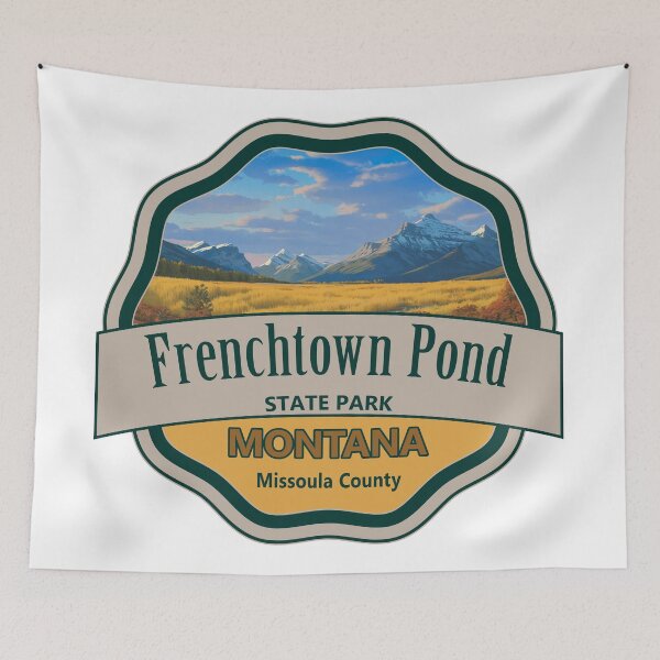Item preview, Frenchtown Pond State Park, Missoula County, Montana designed and sold by Wanderful-roads.