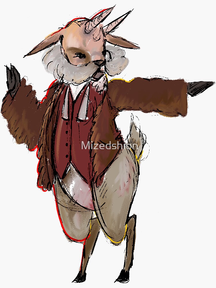 "Dr. Dillamond (Wicked)" Sticker by Mizedshion | Redbubble