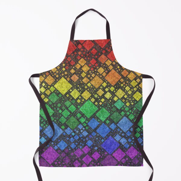 Item preview, Groovy Maximalist Geometric Grunge Punk Rainbow Gay Pride Flag designed and sold by Chaos Queery.