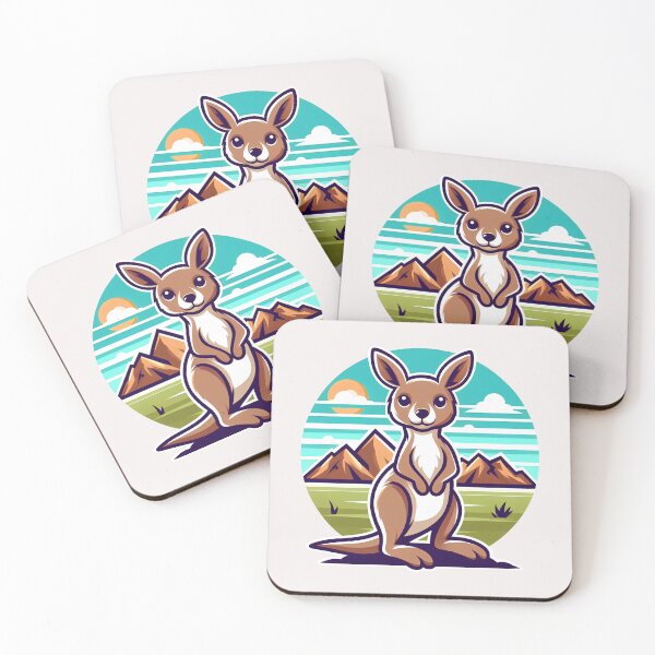 Item preview, Cute kangaroo designed and sold by Artillenium.