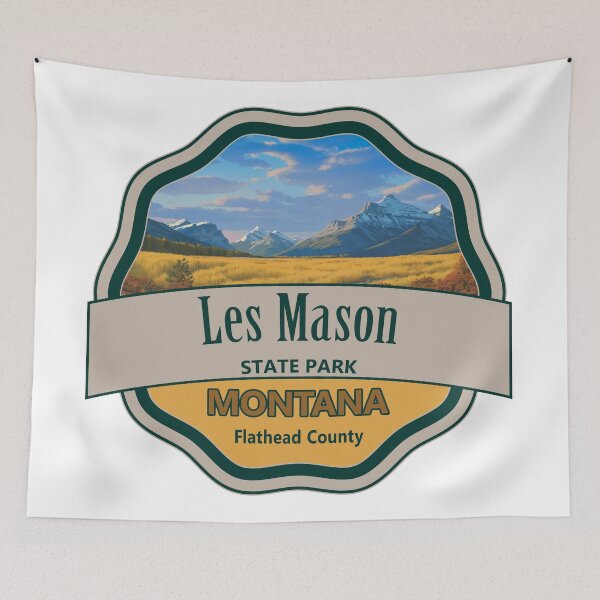 Item preview, Les Mason State Park, Flathead County, Montana designed and sold by Wanderful-roads.