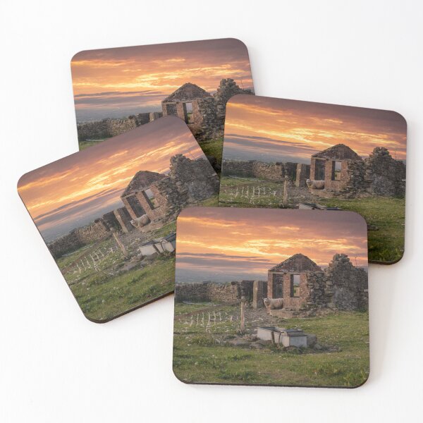 Item preview, Stone Ruins at Sunset on Mellor Lane, Blackburn Countryside designed and sold by Shafiq Khan.