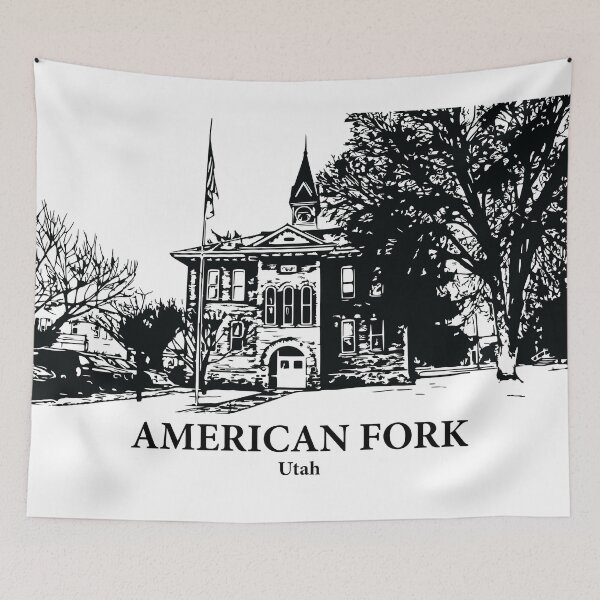 Item preview, American Fork – Utah designed and sold by Lakeric Cityscapes.