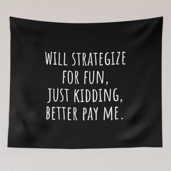 Item preview, Marketing Manager Funny Strategy Saying designed and sold by CuteLovelyDesigns.