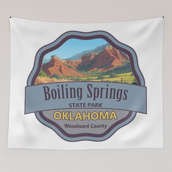 Item preview, Boiling Springs State Park, Woodward County, Oklahoma designed and sold by Wanderful-roads.