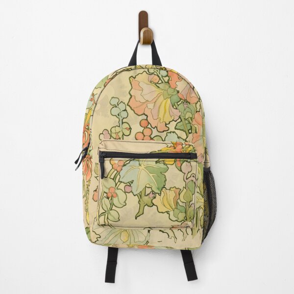 Item preview, Alphonse Mucha (1860 – 1939) "Flowers" textile design designed and sold by Alexandra Dahl.