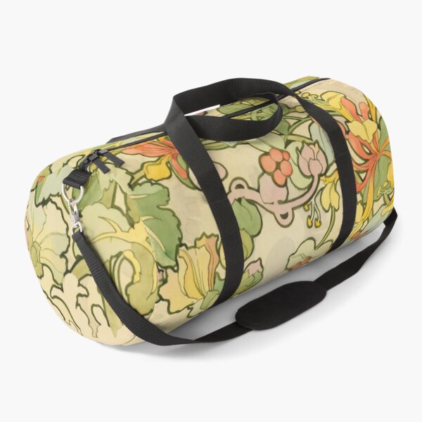 Item preview, Alphonse Mucha (1860 – 1939) "Flowers" textile design designed and sold by Alexandra Dahl.