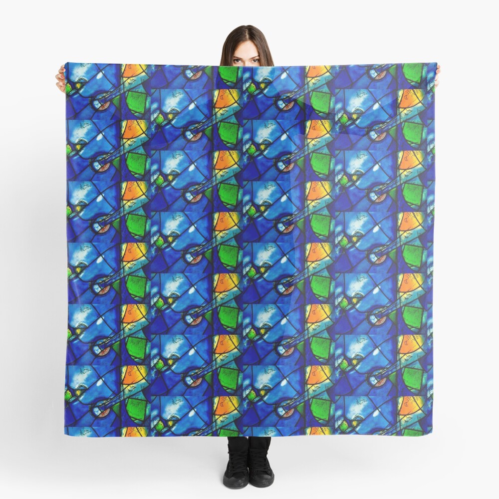 Chagall windows detail Scarf