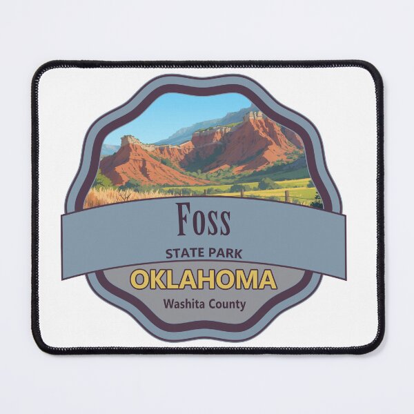 Item preview, Foss State Park, Washita County, Oklahoma designed and sold by Wanderful-roads.