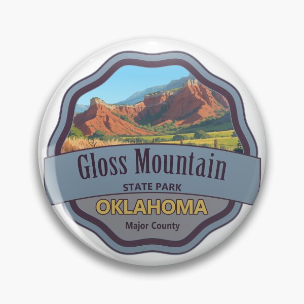 Artikelvorschau, Gloss Mountain State Park, Major County, Oklahoma entworfen und verkauft von Wanderful-roads.