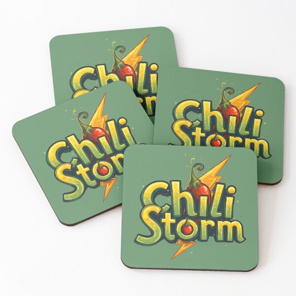 Item preview, Chili Storm with thunderbolt designed and sold by Danivique.