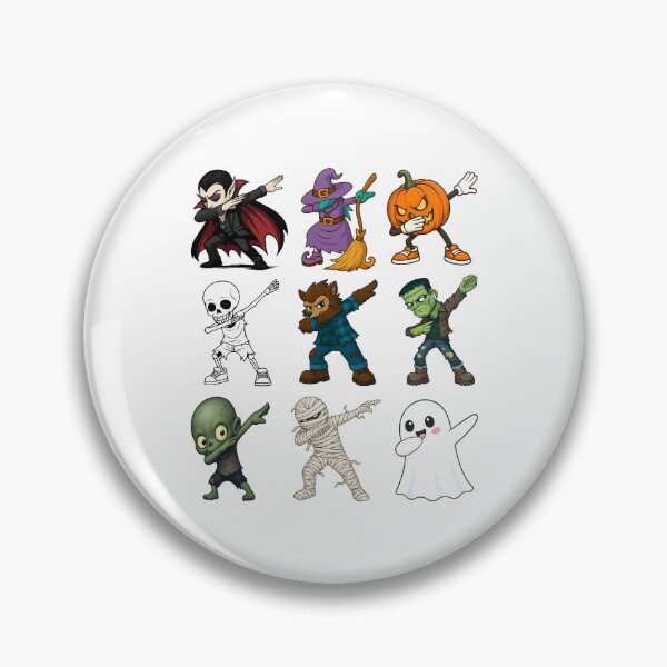 Item preview, Funny Halloween Characters Dabbing designed and sold by HandicraftArt.