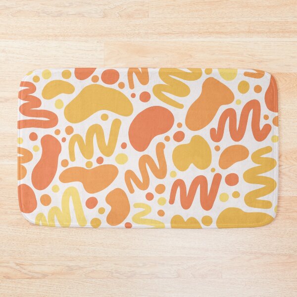 Item preview, Abstract Squiggle Pattern (Orange) designed and sold by PepAndGrace.