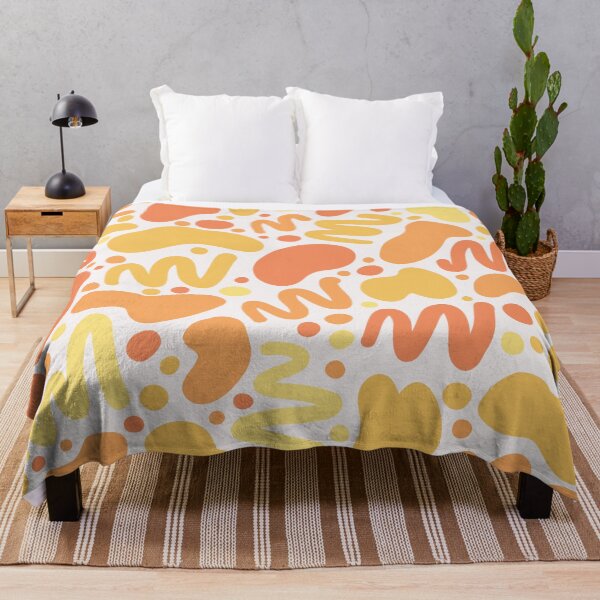 Item preview, Abstract Squiggle Pattern (Orange) designed and sold by PepAndGrace.