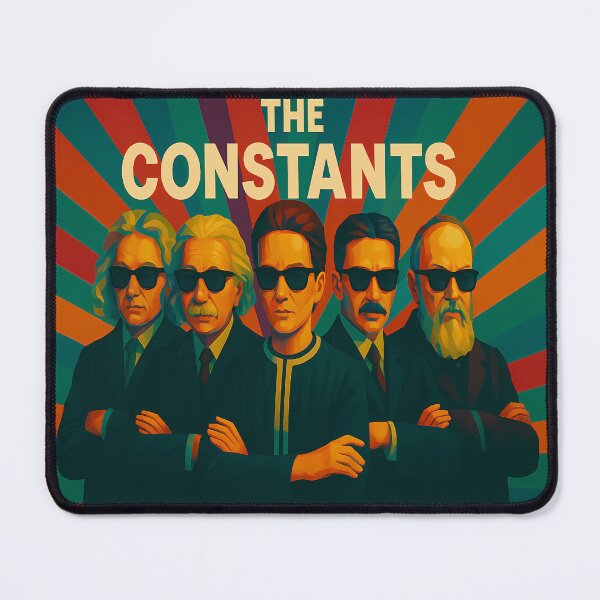 Item preview, Pop art portrait of iconic scientific figures imagined as a fictional music band designed and sold by eebee00.