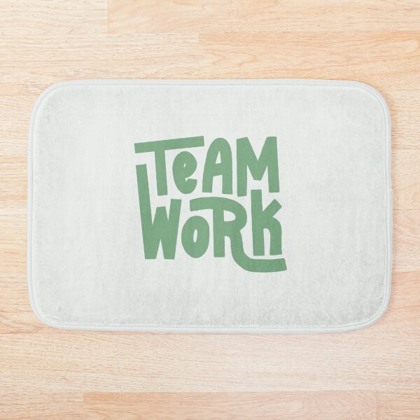 Item preview, Letras de trabajo en equipo (verde) designed and sold by PepAndGrace.