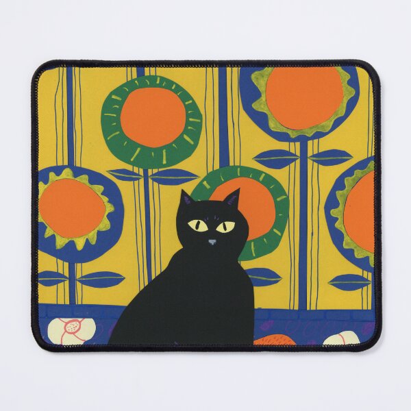Item preview, Cat in the Flowers designed and sold by FernandezIsabel.