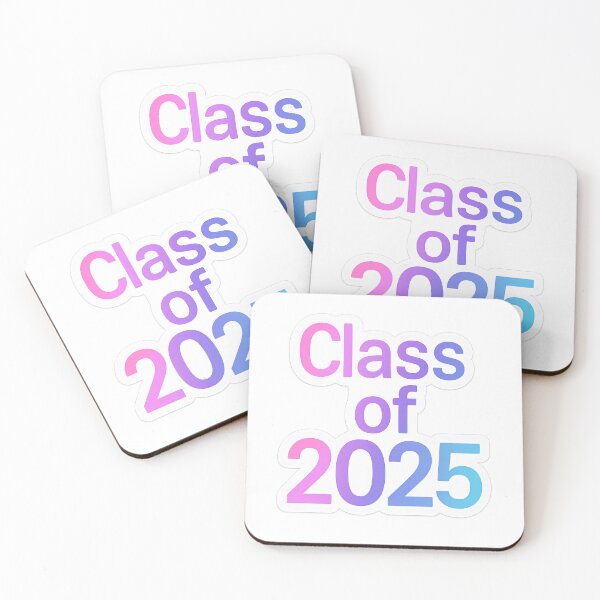 Item preview, Class of 2025 Graduation Art – Pink to Blue Gradient Design designed and sold by Trendy Sticker & Merch Collection - Express Yourself.