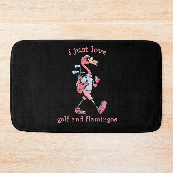 Item preview, I love golf and flamingos, Flamingo in Sunglasses, Flamingo Fashion,  Summer Vibes, Flamingo Art, Summer Flamingo, Golfer Flamingo,  designed and sold by KolorellaS.