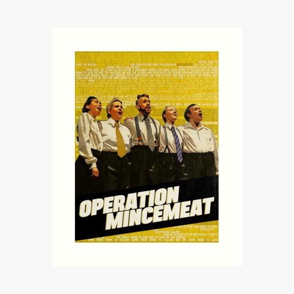 Artikel-Vorschau von Operation Mincemeat Ensemble | Born to Lead Übersetzung, designt und verkauft von sailonboys.