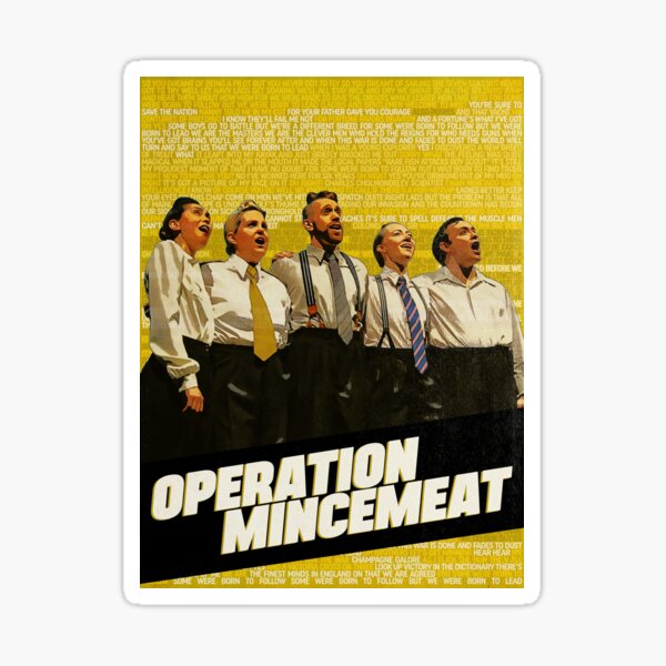 Item preview, Operation Mincemeat Ensemble | Born to Lead lyrics designed and sold by sailonboys.