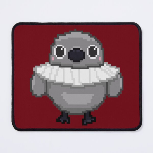 Item preview, Sylus Grumpy Crow Plush Pixel Art designed and sold by DaniCosmicArt.
