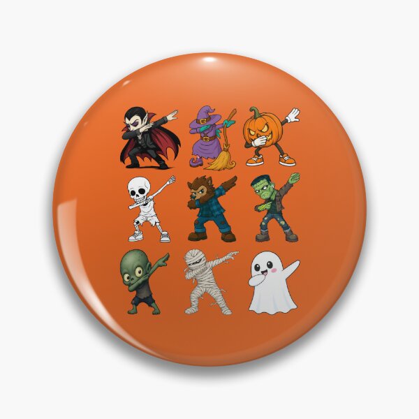 Item preview, Funny Halloween Characters Dabbing designed and sold by HandicraftArt.