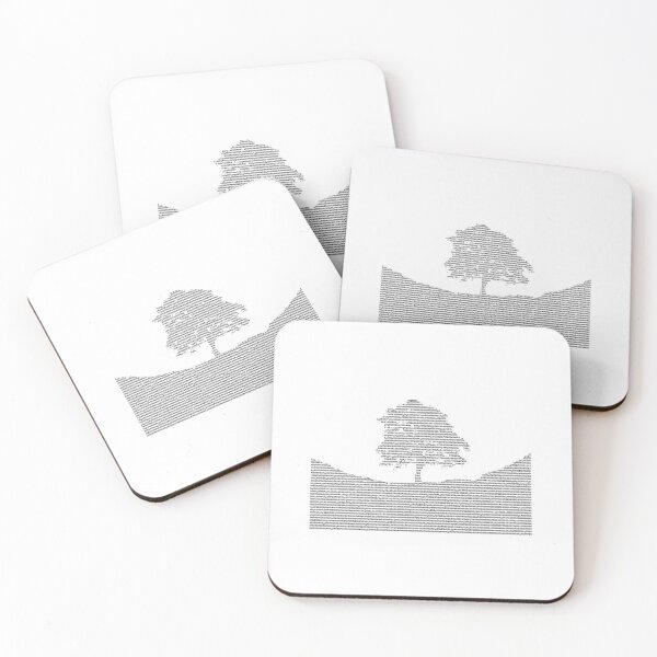 Item preview, ASCII Art of the Sycamore Gap Lone Tree designed and sold by Digital Nettle Tea.