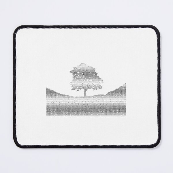 Item preview, ASCII Art of the Sycamore Gap Lone Tree designed and sold by Digital Nettle Tea.