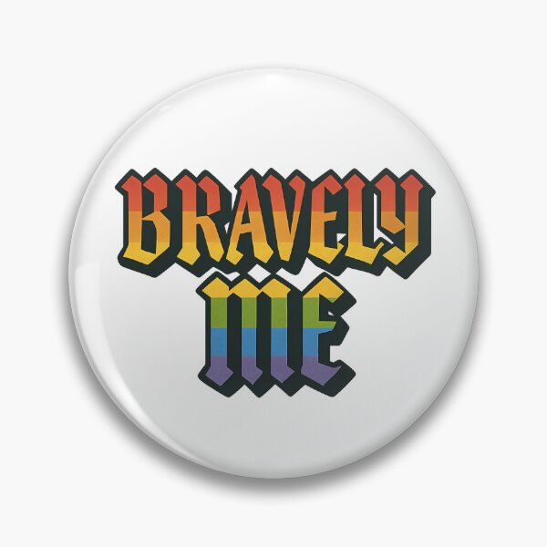 Item preview, Bravely Me – Bold Pride Typography designed and sold by Haus Of Sin.