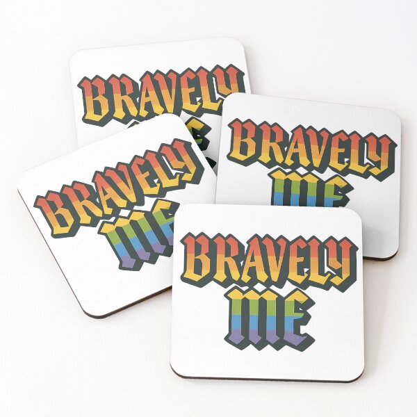 Item preview, Bravely Me – Bold Pride Typography designed and sold by Haus Of Sin.