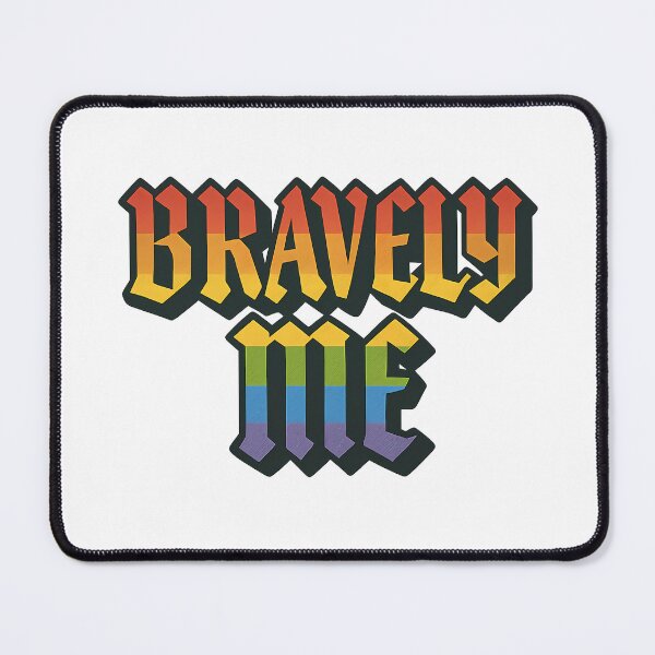 Item preview, Bravely Me – Bold Pride Typography designed and sold by Haus Of Sin.