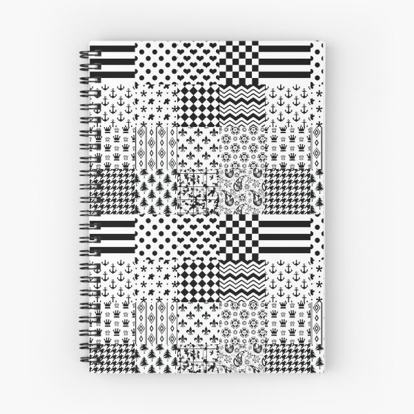 Item preview, White and Black Mixed Pattern Design  designed and sold by PatternTitan.